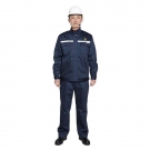 永霏帶反光條阻燃防護(hù)服套裝