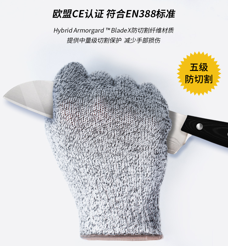 賽立特B-1000經(jīng)濟型通用5級防割手套圖片5