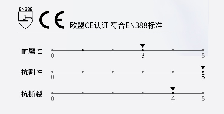 賽立特B-1000經(jīng)濟型通用5級防割手套圖片6