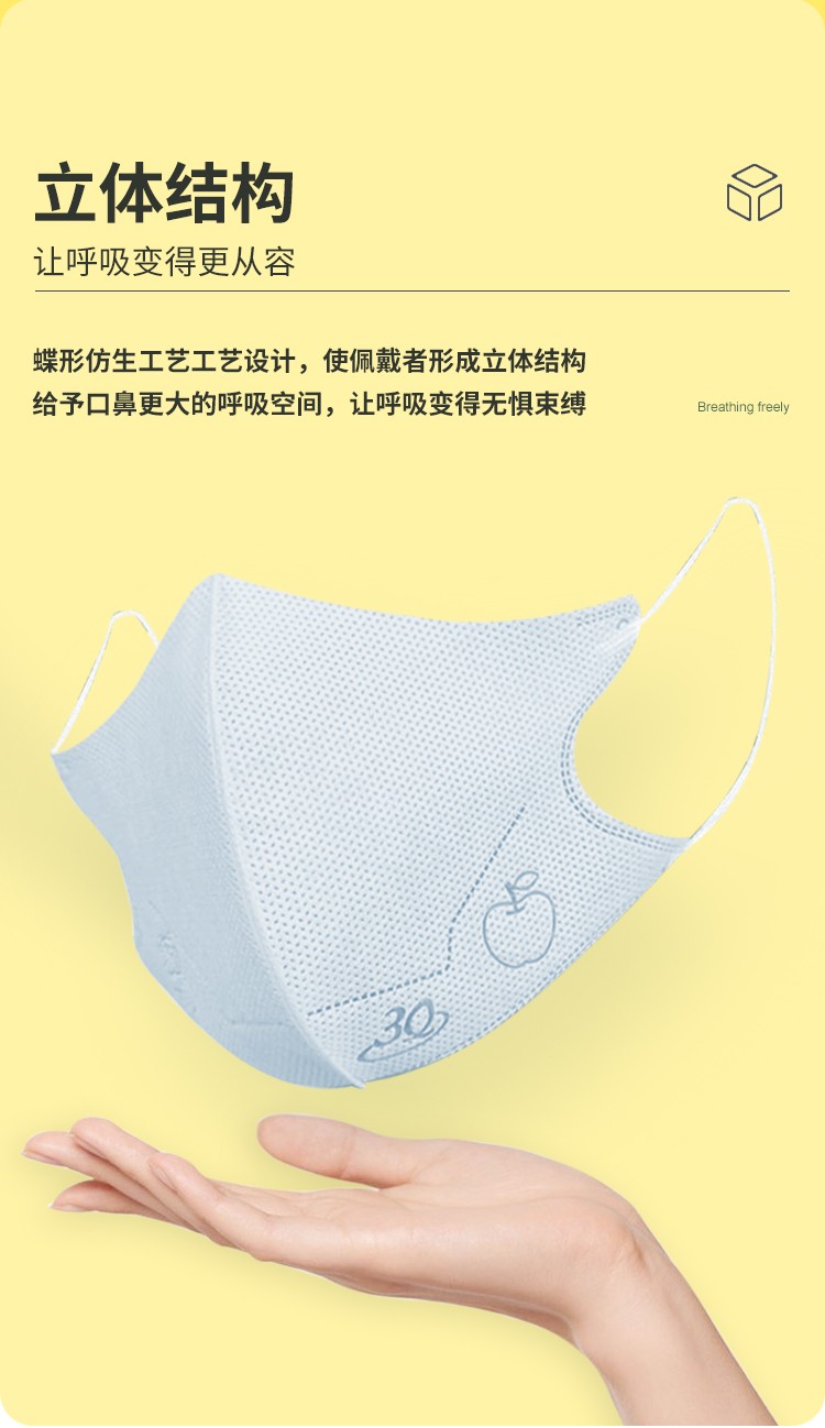 三奇兒童無(wú)紡布口罩圖片3