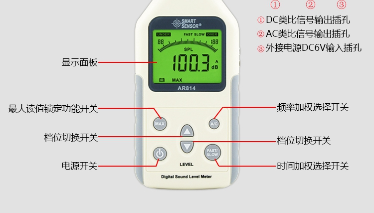 ?，擜R814聲級(jí)計(jì)圖6