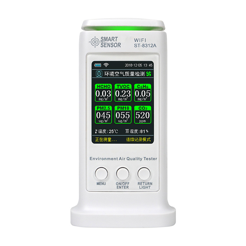 ?，擲T-8312A（WIFI版）環(huán)境空氣質(zhì)量檢測儀圖片3