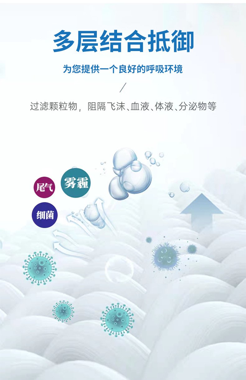 亞都一次性無(wú)菌醫(yī)用外科口罩10只裝防護(hù)性能