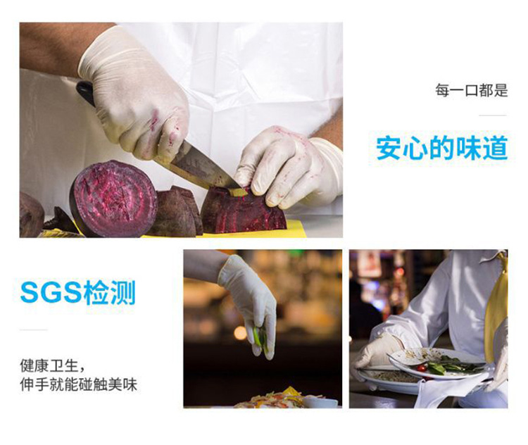 施?？礔890一次性無粉非滅菌橡膠檢查手套圖片6