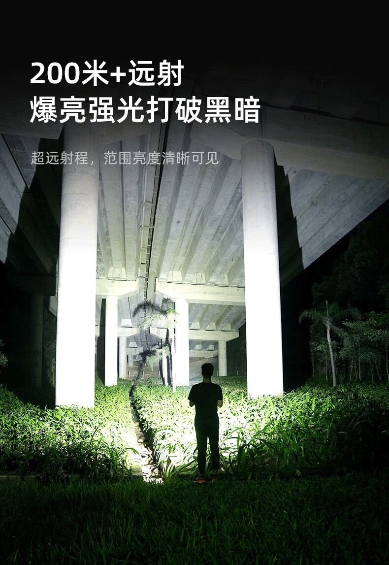 神火C8-XPE強光遠射手電筒2.jpg