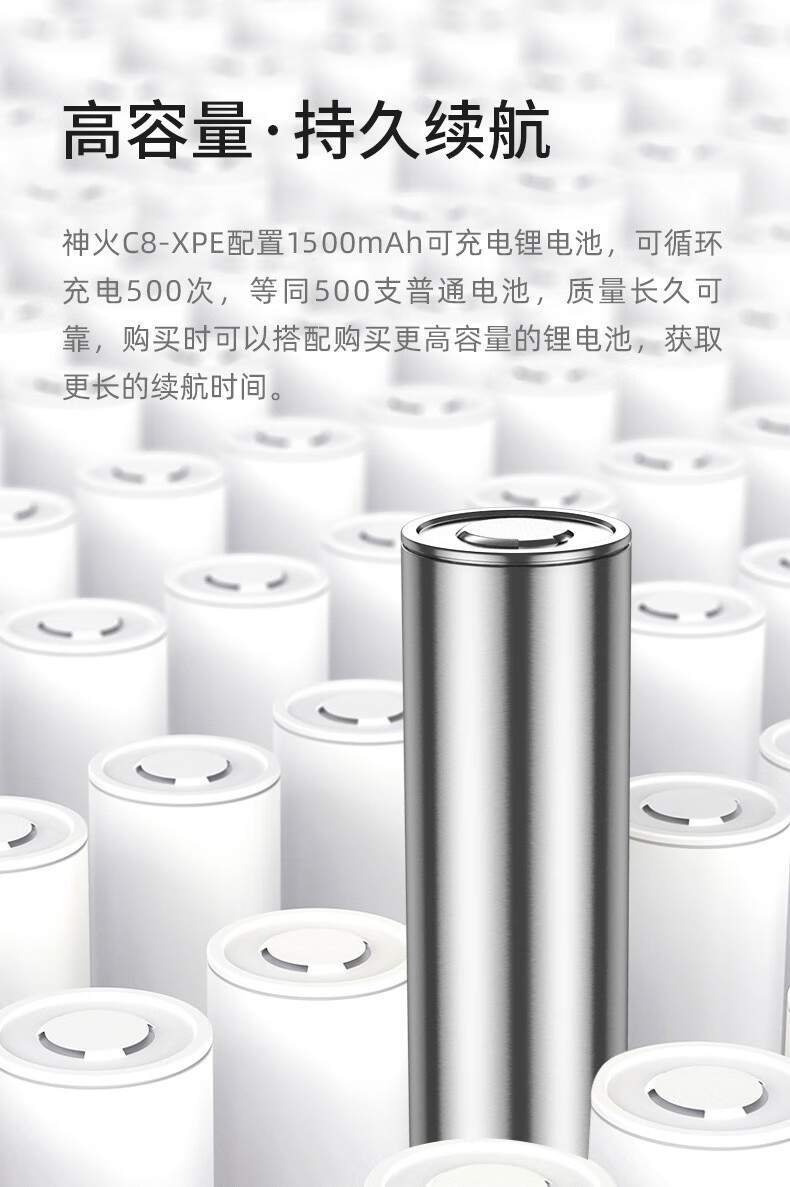 神火C8-XPE強光遠射手電筒5.jpg