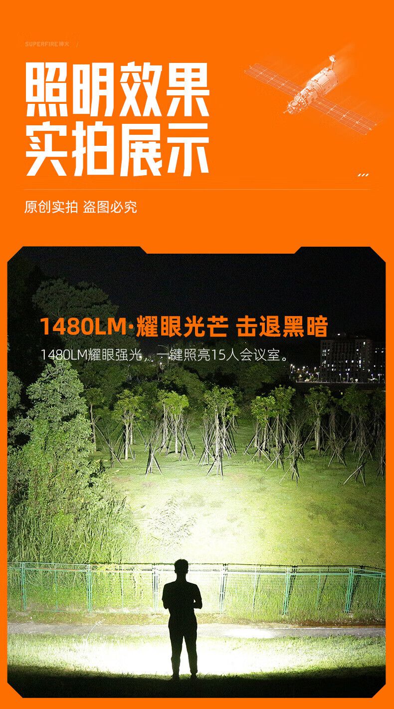 神火L6-U大功率燈芯手電筒3.jpg