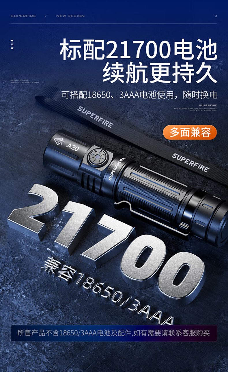 神火A20戰(zhàn)術(shù)爆亮小直手電筒12.jpg
