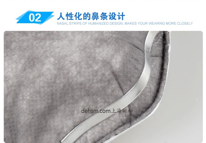 3M8247口罩采用高彈力耳帶，耐用